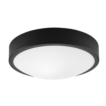 Plafondlamp JONAS 1xE27/60W/230V diameter 26 cm zwart