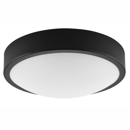 Plafondlamp JONAS 1xE27/60W/230V diameter 26 cm zwart