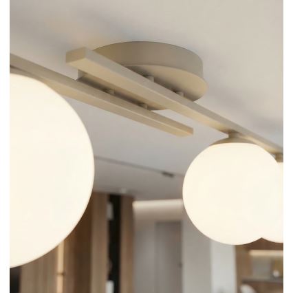 Plafondlamp KAIRO 3xE14/10W/230V beige