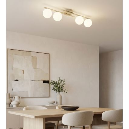 Plafondlamp KAIRO 4xE14/10W/230V beige