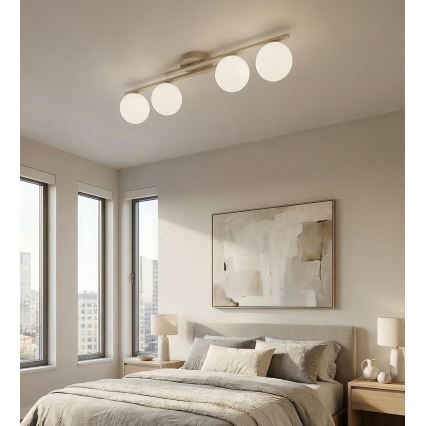 Plafondlamp KAIRO 4xE14/10W/230V beige