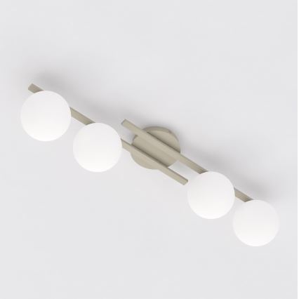 Plafondlamp KAIRO 4xE14/10W/230V beige