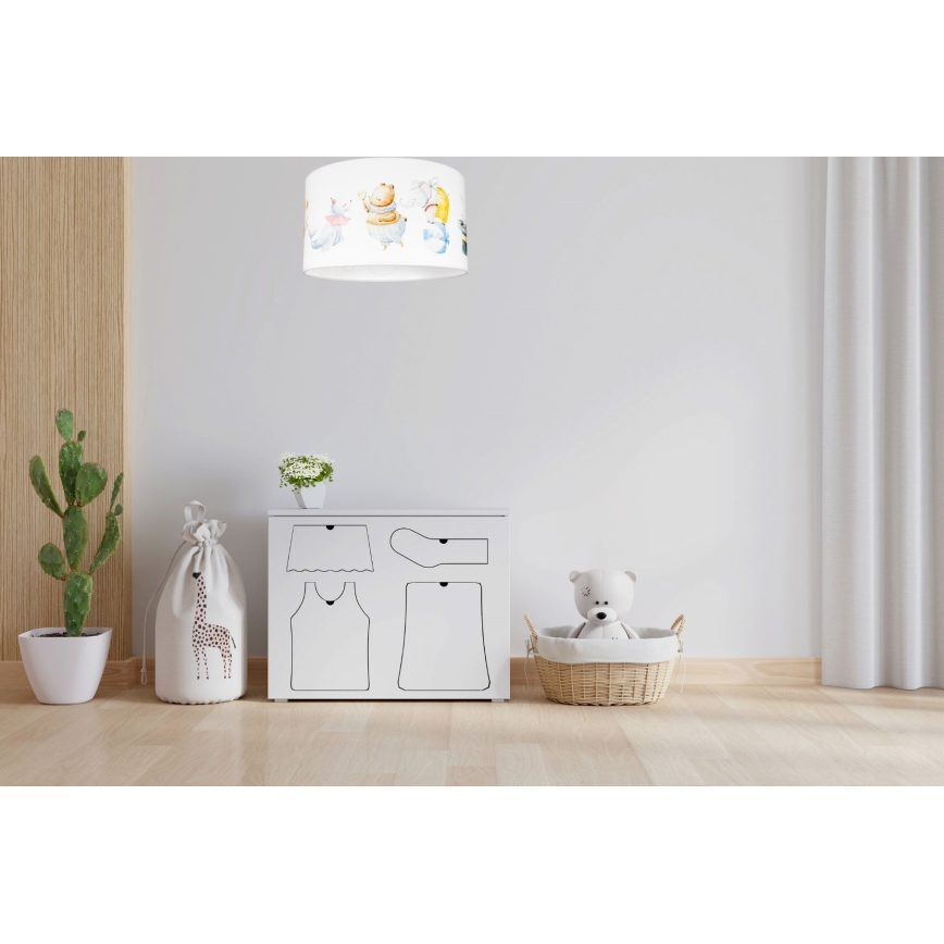Plafondlamp kinderkamer CIRCUS 1xE27/60W/230V