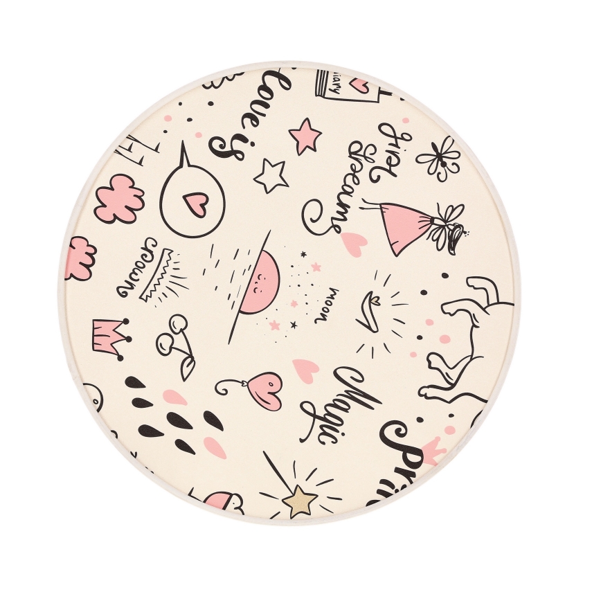 Plafondlamp kinderkamer KIDDY 2xE27/40W/230V beige/roze