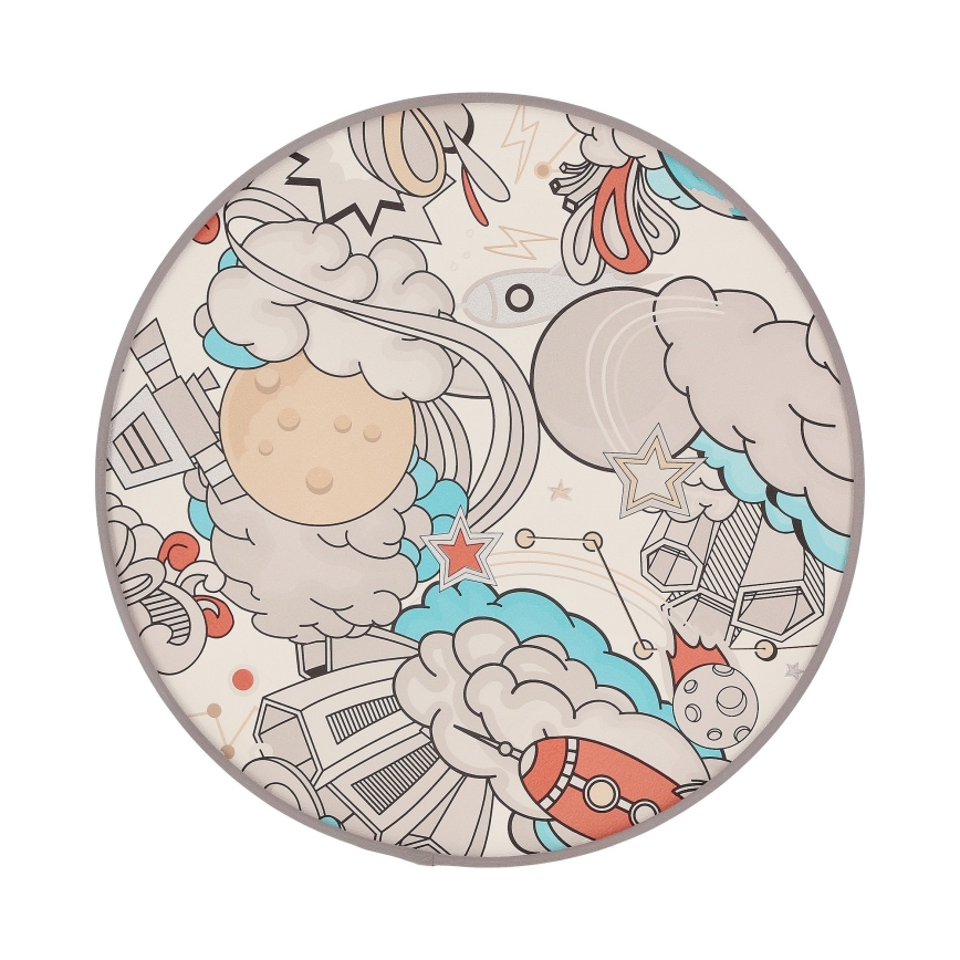 Plafondlamp kinderkamer KIDDY 2xE27/40W/230V wit/beige