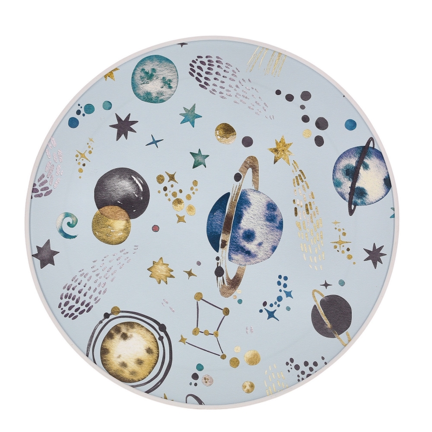 Plafondlamp kinderkamer KIDDY 2xE27/40W/230V wit/blauw