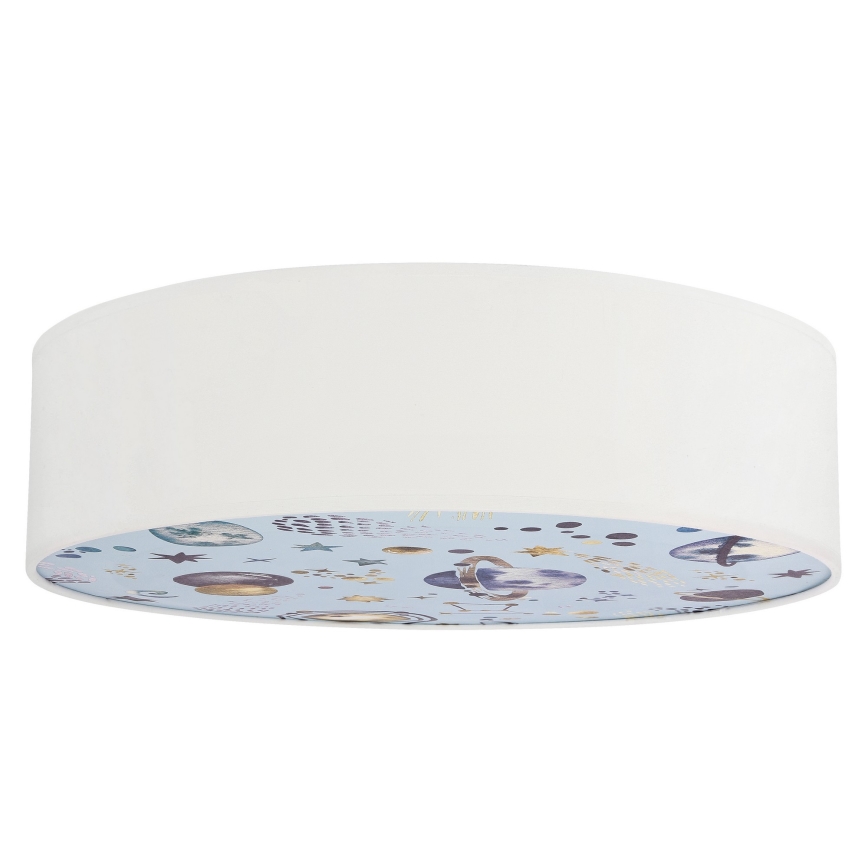 Plafondlamp kinderkamer KIDDY 2xE27/40W/230V wit/blauw