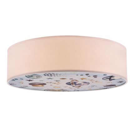 Plafondlamp kinderkamer KIDDY 2xE27/40W/230V wit/blauw