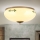 Plafondlamp LANDHAUS 2xE27/60W/230V diameter 28 cm brons/beige