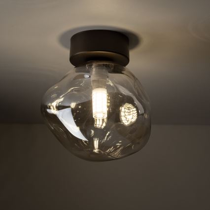 Plafondlamp LAVA 1xG9/8W/230V brons/rookbeige
