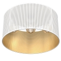 Plafondlamp LOFT SHADE 3xE27/60W/230V wit/goud
