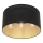 Plafondlamp LOFT SHADE 3xE27/60W/230V zwart/goud