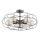Plafondlamp LOTOS 5xE27/15W/230V antraciet