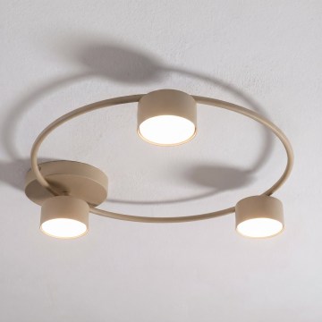 Plafondlamp LUCIO 3xGX53/10W/230V beige