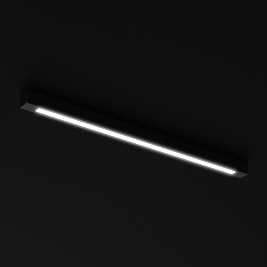 Plafondlamp LUNGO T8 1xG13/18W/230V zwart