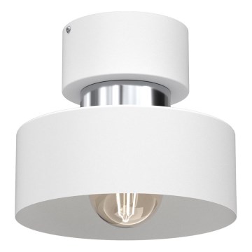 Plafondlamp MARTI 1xE27/15W/230V wit/glanzend chroom