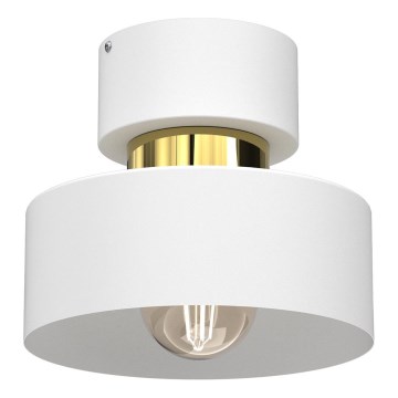 Plafondlamp MARTI 1xE27/15W/230V wit/goud