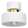 Plafondlamp MARTI 1xE27/15W/230V wit/goud