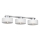 Plafondlamp MARTI 3xE27/15W/230V wit/glanzend chroom