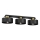 Plafondlamp MARTI 3xE27/15W/230V zwart/goud