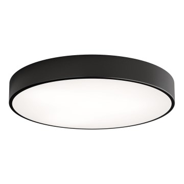 Plafondlamp met bewegings- en schemersensor CLEO 5xE27/24W/230V Ø 60 cm zwart