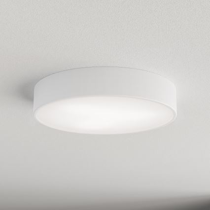 Plafondlamp met bewegings- en schemeringssensor CLEO 3xE27/24W/230V Ø 40 cm wit
