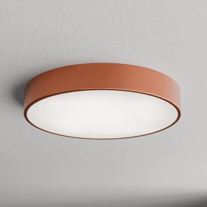 Plafondlamp met bewegings- en schemersensor CLEO 4xE27/24W/230V Ø 50 cm koperkleurig