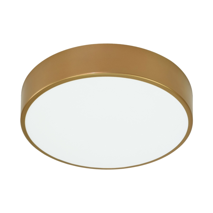 Plafondlamp met Sensor voor Buiten CLEO 3xE27/24W/230V d. 40 cm goud IP54