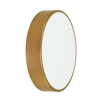 Plafondlamp met Sensor voor Buiten CLEO 3xE27/24W/230V d. 40 cm goud IP54