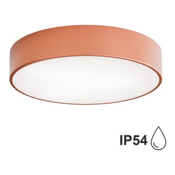 Plafondlamp met Sensor voor Buiten CLEO 3xE27/24W/230V d. 40 cm koper IP54