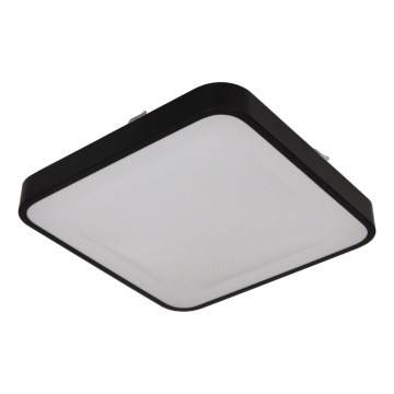 Plafondlamp met sensor WILTON 2xE27/60W/230V 33x33 cm zwart