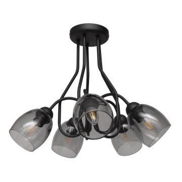 Plafondlamp met vaste hanger MARIETTA 5x E27 / 15W / 230V