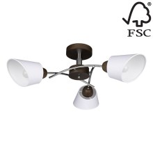 Plafondlamp METTE 3xE27/40W/230V - FSC-gecertificeerd