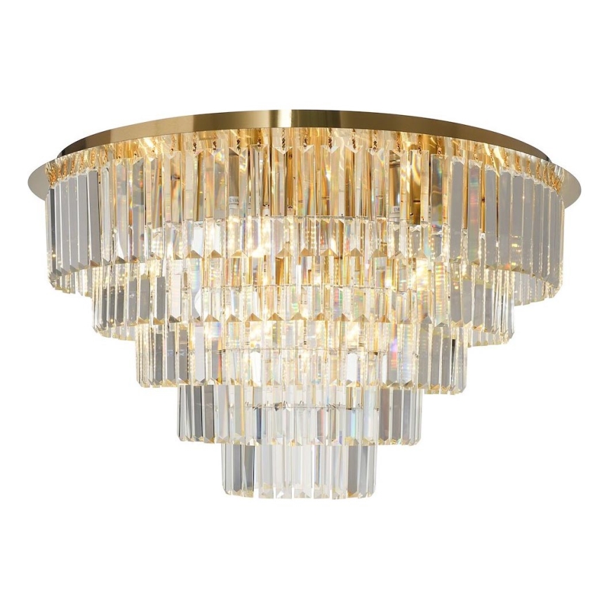 Plafondlamp MILANO 12xE14/40W/230V goud