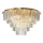 Plafondlamp MILANO 12xE14/40W/230V goud