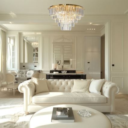 Plafondlamp MILANO 12xE14/40W/230V goud