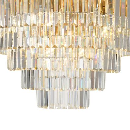 Plafondlamp MILANO 12xE14/40W/230V goud