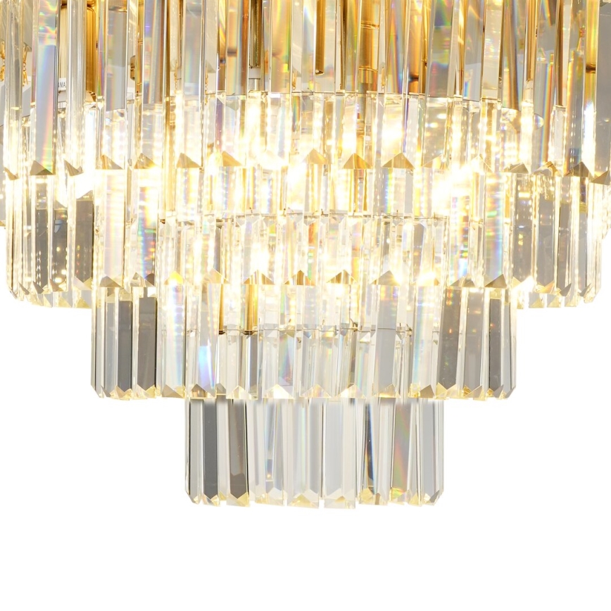 Plafondlamp MILANO 9xE14/40W/230V goud