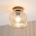 Plafondlamp MILOU WOOD 1xE27/15W/230V eiken/rookbeige Ø 20 cm