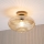 Plafondlamp MILOU WOOD 1xE27/15W/230V eiken/rookbeige Ø 29 cm