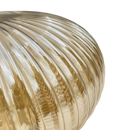 Plafondlamp MILOU WOOD 1xE27/15W/230V eiken/rookbeige Ø 29 cm