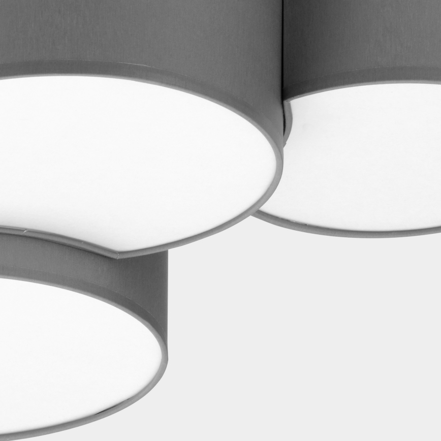 Plafondlamp MONA 5xE27/15W/230V grijs