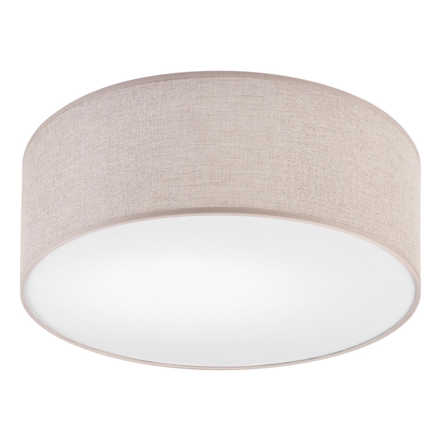 Plafondlamp MONTE 1xE27/60W/230V Ø 35 cm beige
