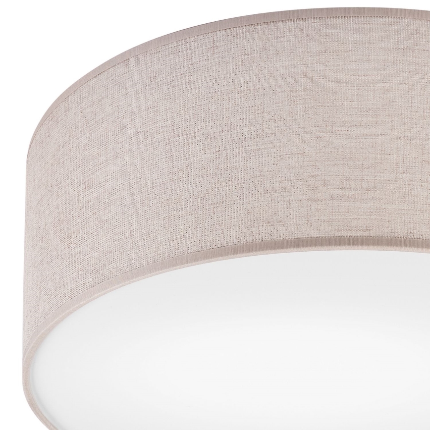 Plafondlamp MONTE 1xE27/60W/230V Ø 35 cm beige