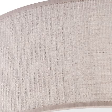 Plafondlamp MONTE 1xE27/60W/230V Ø 35 cm beige