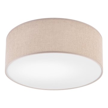 Plafondlamp MONTE 1xE27/60W/230V Ø 35 cm bruin