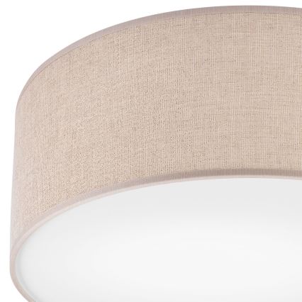 Plafondlamp MONTE 1xE27/60W/230V Ø 35 cm bruin