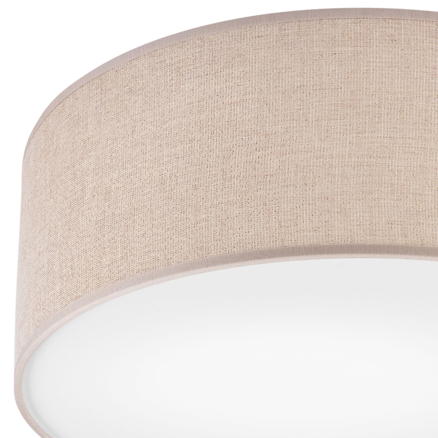 Plafondlamp MONTE 1xE27/60W/230V Ø 35 cm bruin