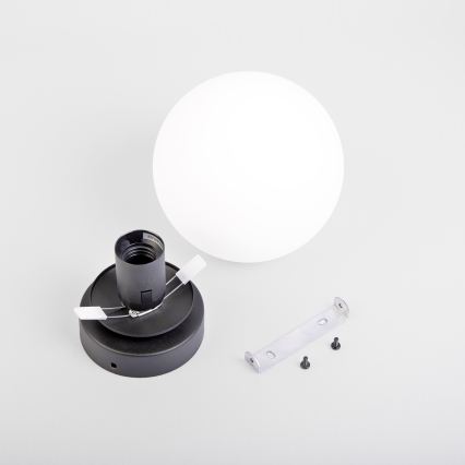 Plafondlamp MOONLIGHT 1xE27/15W/230V Ø 16 cm zwart