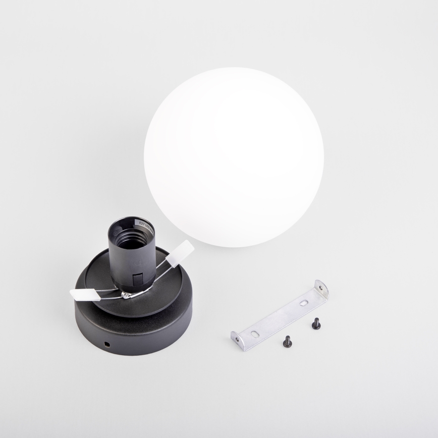 Plafondlamp MOONLIGHT 1xE27/15W/230V Ø 16 cm zwart